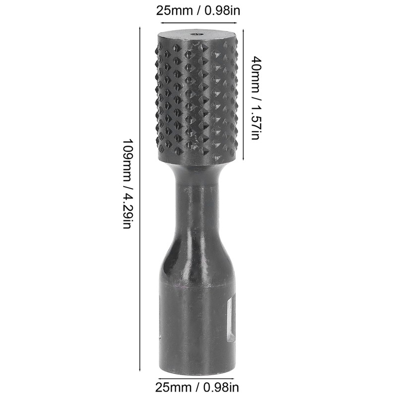 Grinding Head Cylinder Rotary Burr High Carbon Steel Coarse Tooth