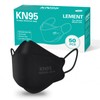LEMENT KN95 Face Masks,50 Pack Breathable Cup Dust Disposable Masks