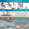 TUTEW Built in Sink Soap Dispenser, Kitchen Sink Soap Dispenser(Oil