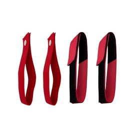 Soft Top Tie Down Straps for Jeep Wrangler Jk,Adjustable Soft Top Straps,Rear Window Straps for Jeep,Red,Pack of 4