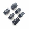 Black Hand Controls Switch Button Covers for Harley Davidson 2011