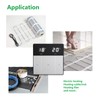Wengart Room Thermostat WG808 for Electric Underfloor Heating Systems, Touch