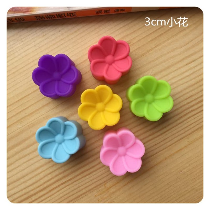 Molde de Silicon en forma de Flor 6 Petalos -