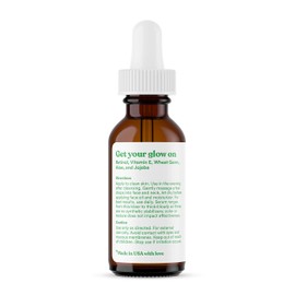 ASUTRA 2.5% Retinol Serum, 1 fl oz - Hyaluronic Acid, Vitamin E, Wheat Germ, Aloe, & Jojoba Oil, Plumping Face Serum
