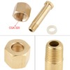 CO2 Tank CGA-320 Nut Regulator, Regulator Nut Nipple, Threaded Receiving