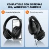 Audífonos Inalámbricos Htc Hp01 On Ear Bluetooth 5.3 Con Microfono