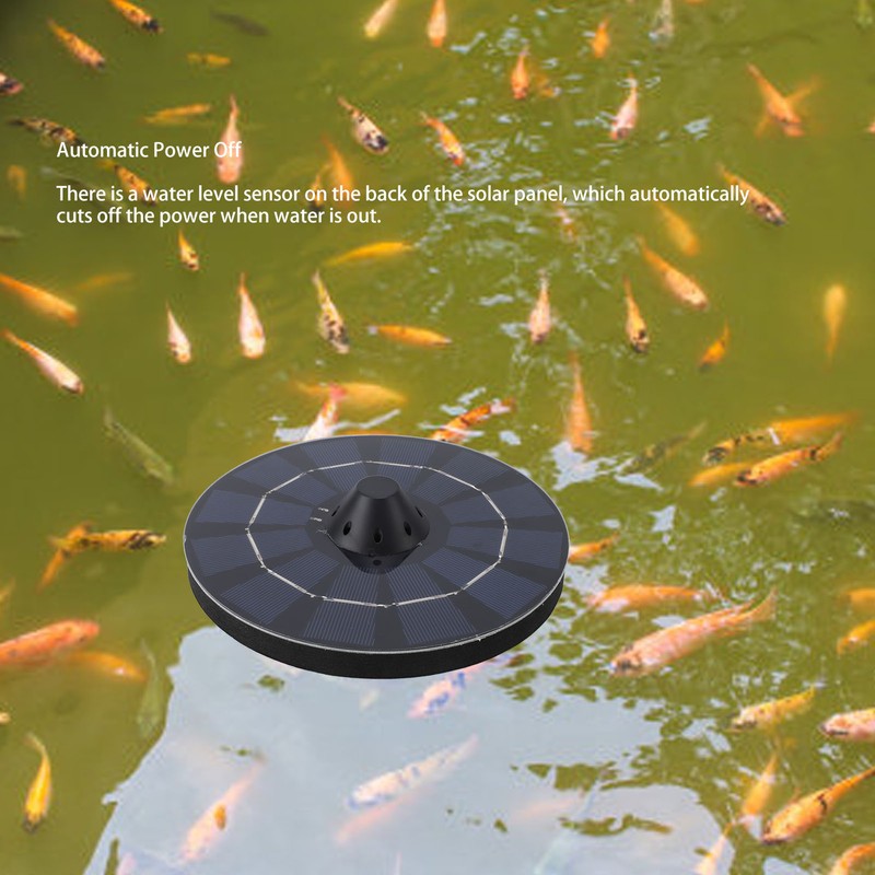 Solar Floating Pond Aerator 2.5W Automatic Power Off Floating Solar