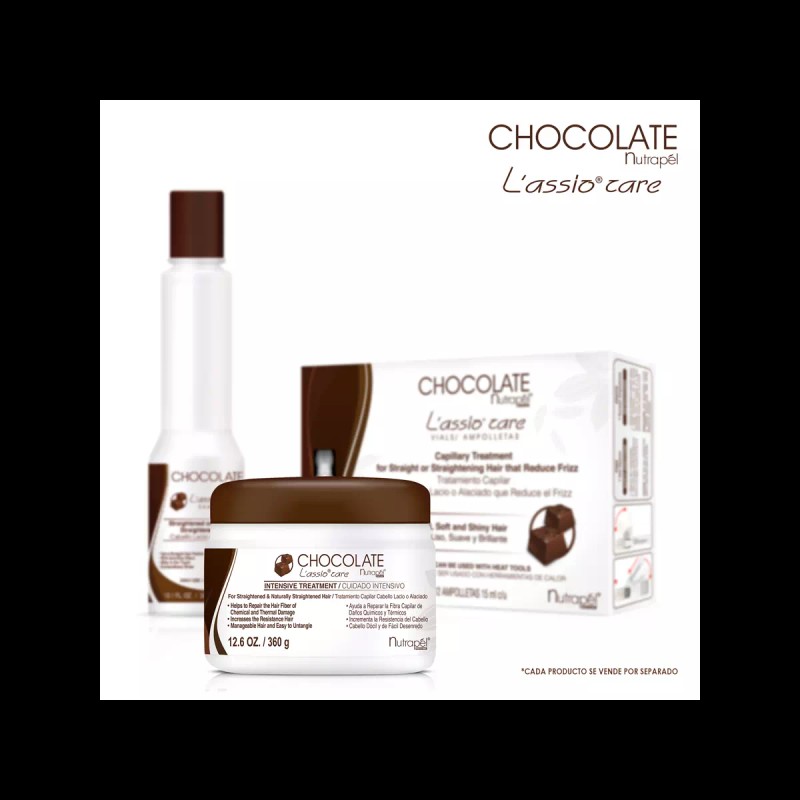 Nutrapel Chocolate L'assio care Intensive Hair Treatment - Tratamiento Intensivo