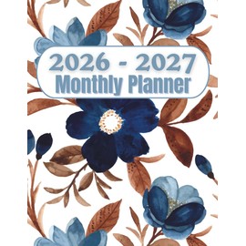 Two Year Monthly Planner: January 2026 through December 2027 with Inspirational Quotes and Holidays