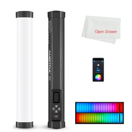 AMBITFUL A2 Full-Color RGB Tube Light, 2500K-8500K CRI 95 TLCI 97 Accurate Color, RGB CCT HSI Mode, 22 FX Light Effect, APP Control Support ,Magnet Design