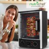 NutriChef Multi-Function Rotisserie Countertop Oven | 24 Quart Vertical Glass