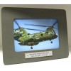 Framed 4" X 6" Print of a Boeing Vertol CH-46E