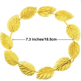 roman leaf band wreath crown greek goddess coste for women men party - Number of Items: 3
