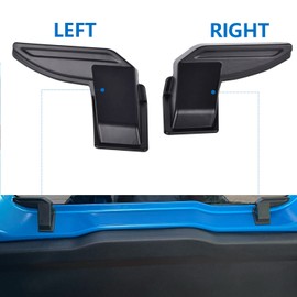 WUUDWALK ABS Car Rear Window Heating Wire Protective Cover Sticker Trim Interior Accessories Pack of 2 Black Demister Cover for Suzuki Jimny Sierra JB74 JB64 2019 2020
