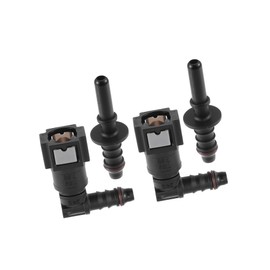 A ABSOPRO 7.89mm to 8mm 90 Degree Car Fuel Hose Quick Release Connector 2 Set Item Replacement