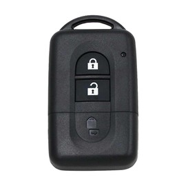 OcioDual 2 Button Key Shell Compatible with Nissan Micra X-Trail Qashqai Juke Duke Navara Note Pathfinder Remote Control Housing Car Key Replacement Key Case