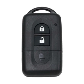OcioDual 2 Button Key Shell Compatible with Nissan Micra X-Trail Qashqai Juke Duke Navara Note Pathfinder Remote Control Housing Car Key Replacement Key Case