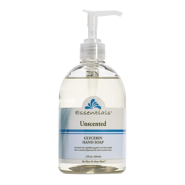 Clearly Natural Essentials Unscented Glycerine Hand Soap, 12 Ounce