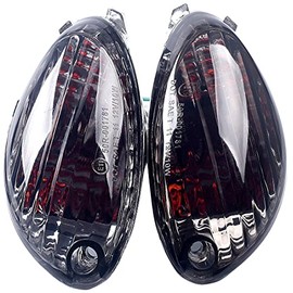 Bright2wheels Motorcycle LED Rear Turn Signals Compatible with 2008-2019 Hayabusa GSXR1300,Smoke