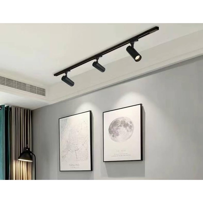 ONSSI® LED Spotlight 35 W for 2-Core Single-Phase Power Rail,