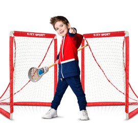 Lacrosse Goals for Youth & Kids Children Teens Backyard Training, Practice & Exercise, Set of 2