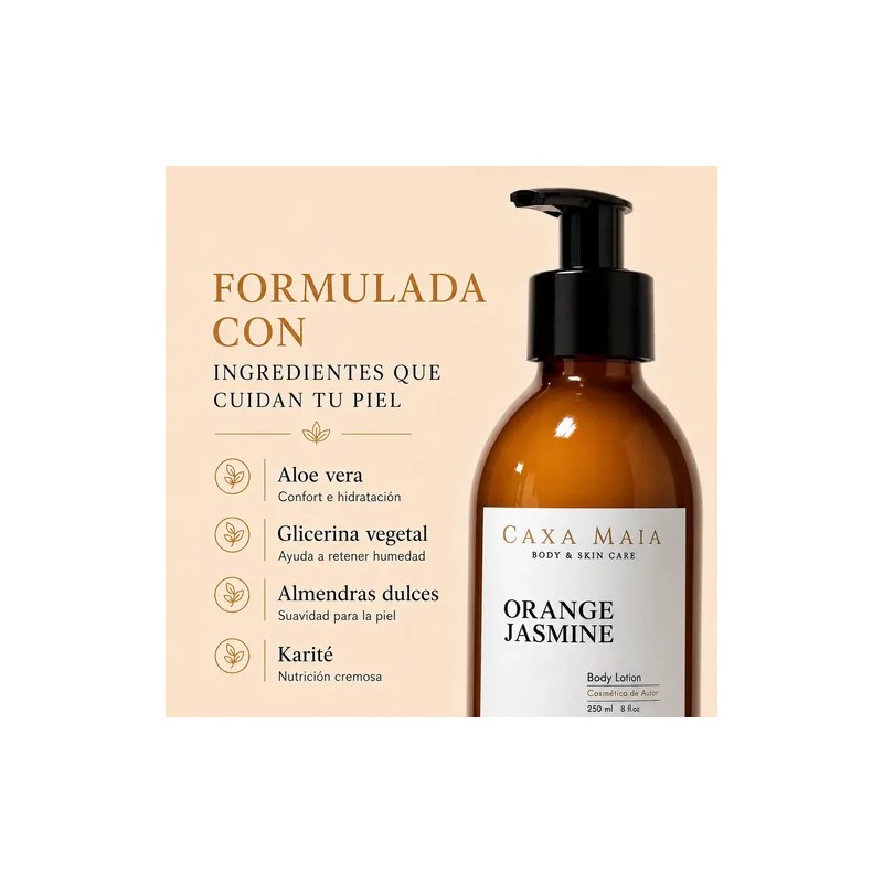 Crema Corporal Natural Hidratante Caxa Maia 250ml Piel Seca