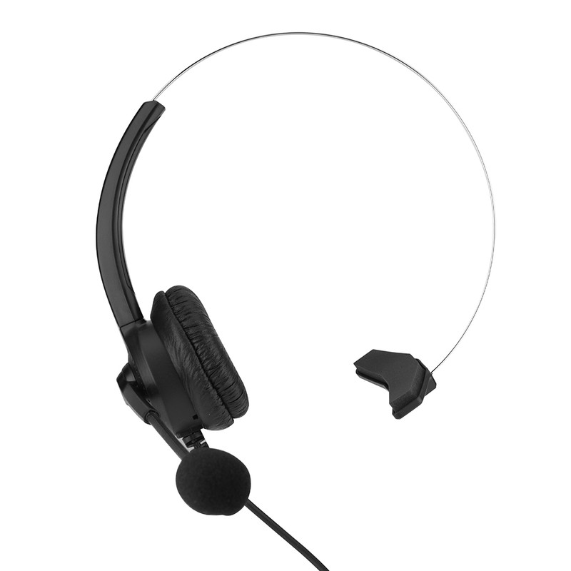 Noise Cancelling Call Center Headset Comfortable Wearing Telephone Headset -