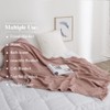 Simple&Opulence Cotton Muslin Throw Blanket for Bed, Couch, Knit Woven