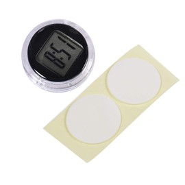LNYMZD Stick-on Digital Clock,Waterproof Motorbike Mount Stick-on Dashboard Car Clock - Tiny Small Clock For Car Dashboard, Car Clock For Car Decoration, Motorcycle Clocks Instruments