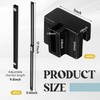 Humyoun 24 Pcs Metal Adjustable File Cabinet Rails Set Include