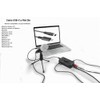 Cable macho USB-C a Mini-Din de 7 pines para IK