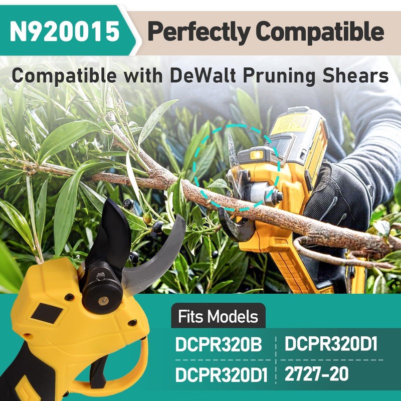 Gfdoso N920015 Replacement Pruning Shear Blade for DeWalt 20V MAX