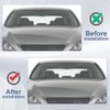 Driver and Passenger Side Window Molding Kit Compatible with Lexus