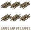 UFURMATE Antique Cabinet Hinges, 6Pcs Antique Decorative Hinges with Ball