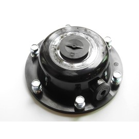 Road King Truck Parts Black Composite Hub Cap Replacement for 1643, RK-1643