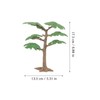 Toyvian 2pcs Tree Model Fake Miniature Trees Train Railways Architecture