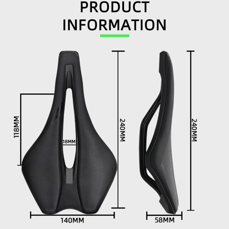Bike Seat Cushion Professional Ergonomic Design Comfortable Highly Elastic Thickened