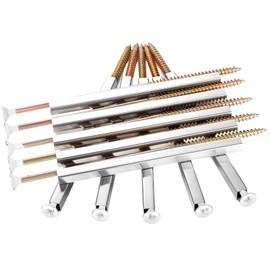 Otoolling 10 Pcs 7'' Gutter Screws with Square Metal Ferrule Durable Gutter Nails and Spikes Easy-to-Install Secure Gutters Fasteners for Sagging Gutters and Maintenance (White)