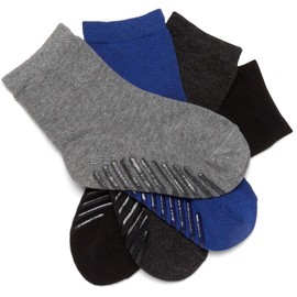 Gripjoy Lil' Grippers Grip Socks for Infants Toddlers Babies Kids Boys Girls 4pk