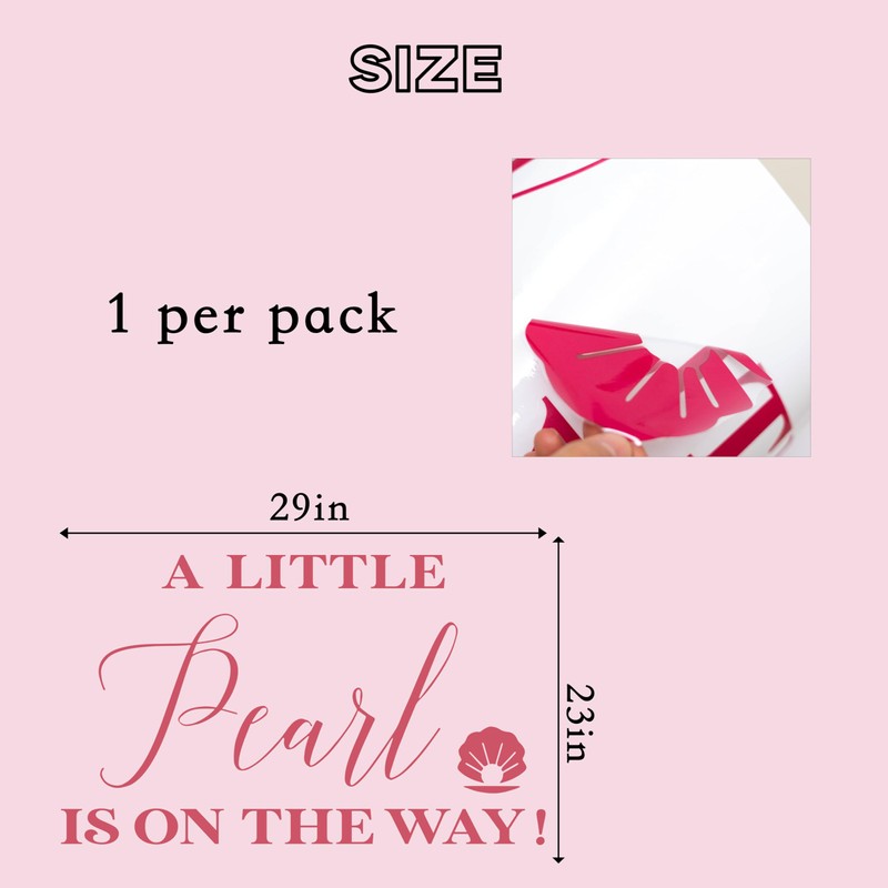 Capiont A Little Pearl is on The Way Decal