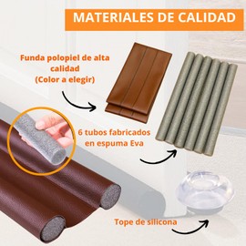 Draft excluder for doors. Draught excluder for doors - Door draft excluder - Draught excluder for bottom of door + door stop insulates from cold and heat. Prevents the entry of dust and bugs. (1)