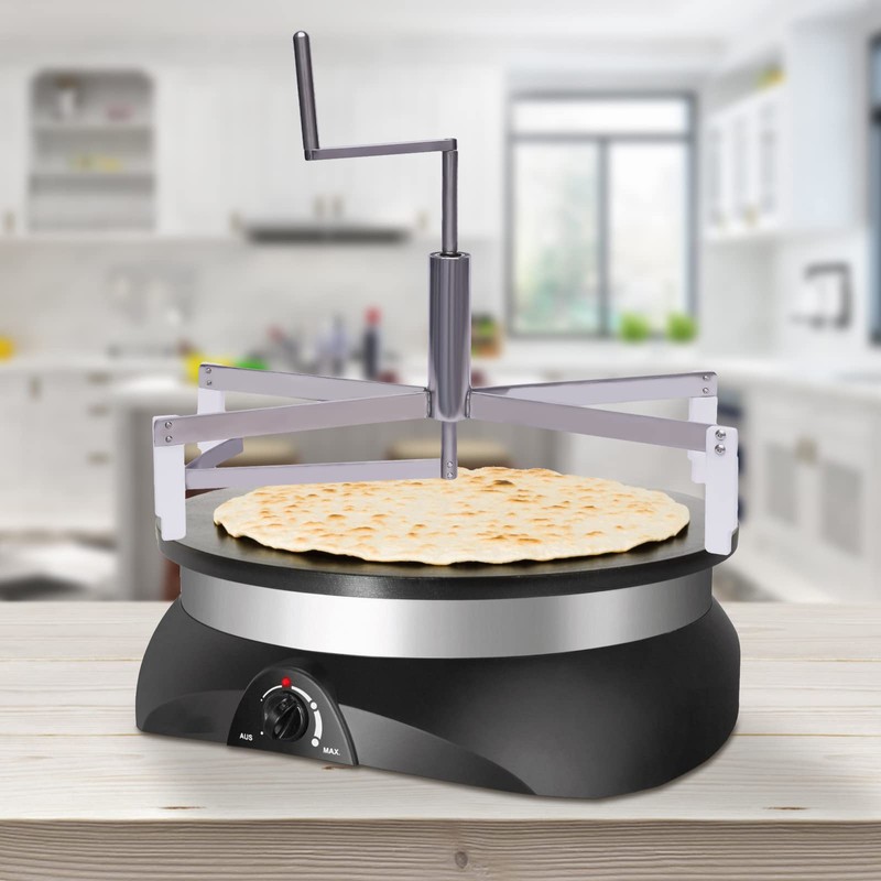 MUSESPANI 40cm Stainless Steel 304 Crepe Spreader Tool and Pancake