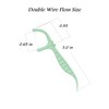 Holy Rose Mint Twin Line Dental Floss Picks - 300