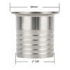 Pysrych 2" Tri Clamp to 2" Hose Barbed Adapter SUS304