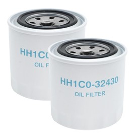 DUZFOREI 2Pcs Oil Filter Replacement for Kubota Tractor Excavator Loader SVL75 SVL75C SVL90 SVL95 KX057 KX080 KX91 Replaces 1C020-32430 HH1C0-32430