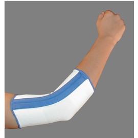 Alpha Medical Dual Spiral Stay Compression Elbow Brace (Large, Black)