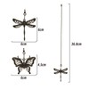 Micro Traders 4PCS Ceiling Fan Pull Chain Set 30cm Lamp