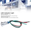 4 Set LED Indicator Light Signal Common Anode Waterproof Metal