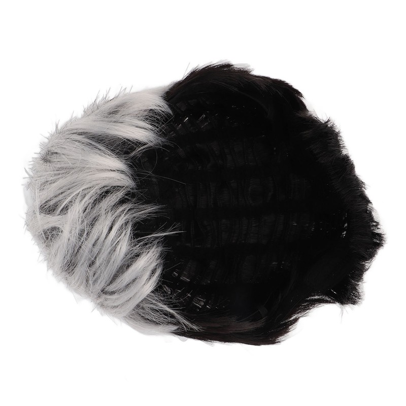 Men Wig Heat Resistant Short Grey Layered Airy Natural Stylish