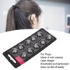 10pcs Hearing Amplifier Open Domes 10MM Silicone Transparent Soft Prevent